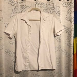 white button down